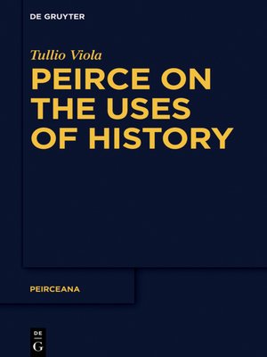 cover image of Peirce on the Uses of History